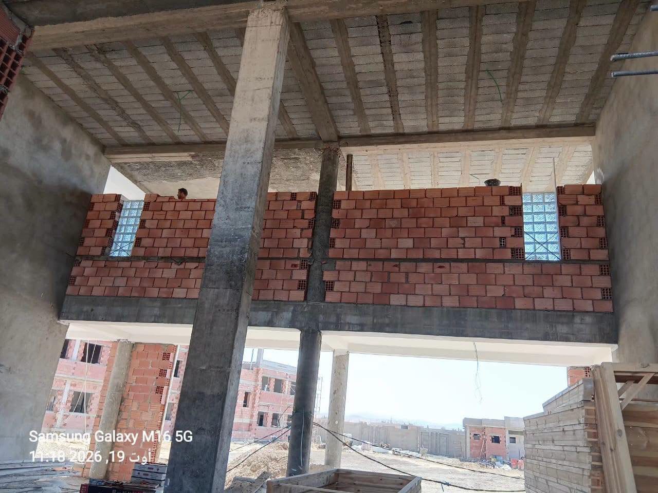 Lycée Barika — Structure béton armé
